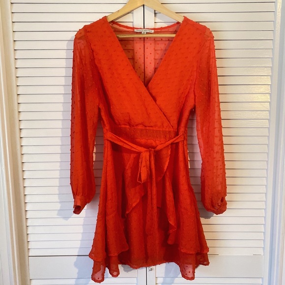 Haute Monde Long Sleeve Mini Dress S - Picture 1 of 9